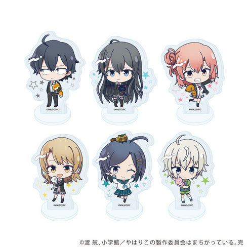 『やはり俺の青春ラブコメはまちがっている。完』アクリルぷちスタンド04/ぬいぐるみver.BOX(全6種)(ミニキャライラスト)